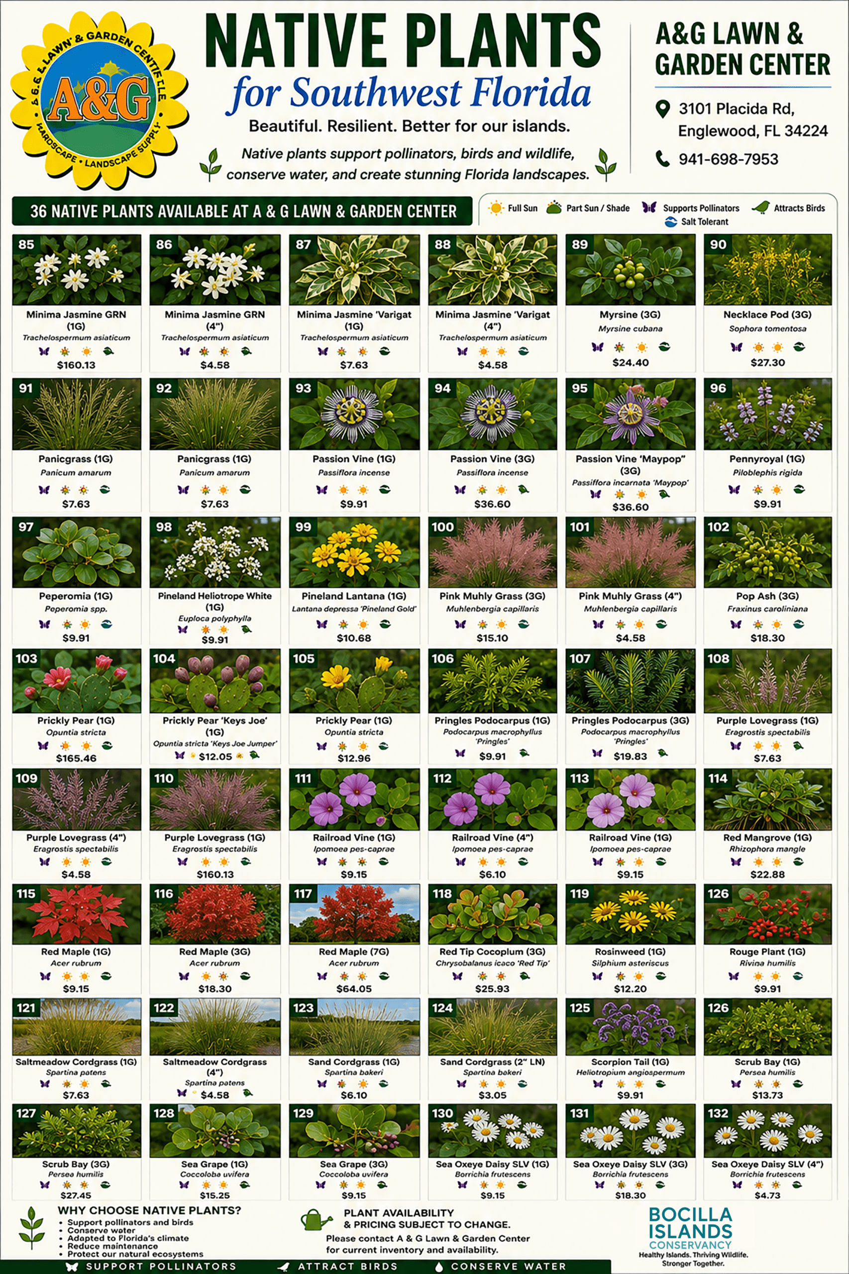 A G Landscape Native Plants sheet 3